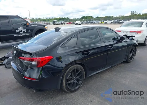 2024 Honda Civic Sport z USA, uszkodzony, nr VIN 2HGFE2F50RH592147